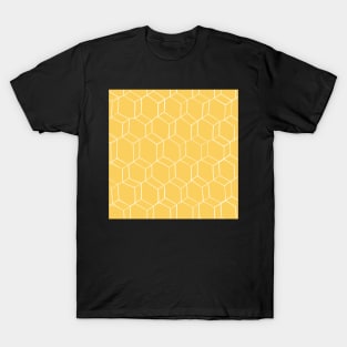 Yellow Geometric Pattern T-Shirt